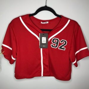 Fashion Nova Jersey Crop Top